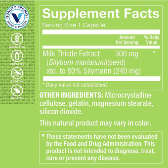 Milk Thistle Extract 300 mg (100 cap)