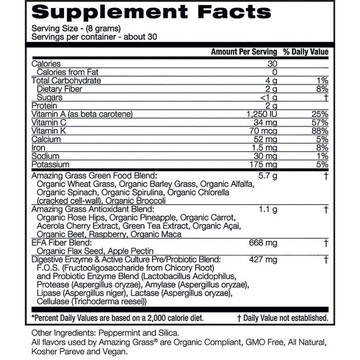 Green Superfood Unflavored (30 serv)