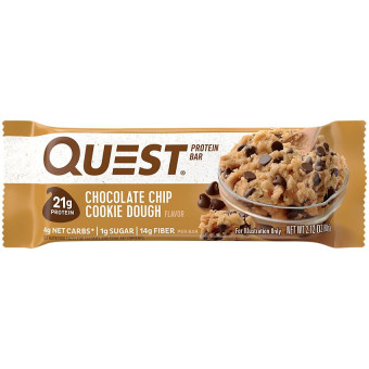 Quest Protein Bar Chocolate Chip Cookie Dough (1 bar)