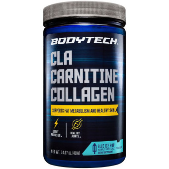 CLA Carnitine Collagen Blue Ice Pop (30 serv) 14.7 oz
