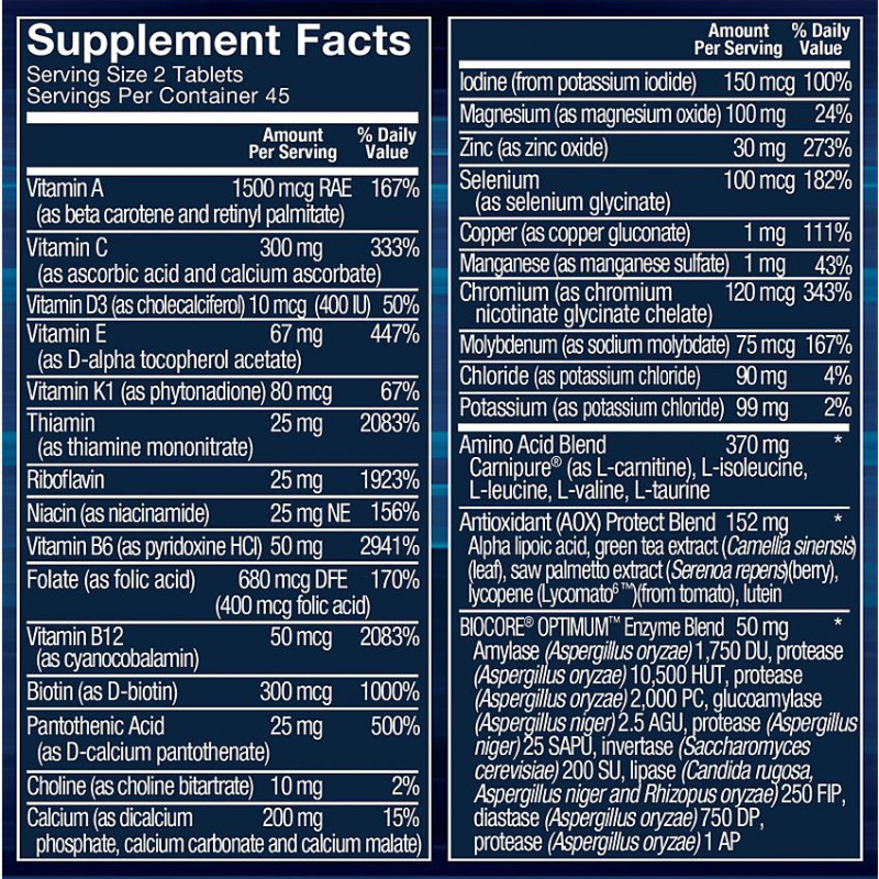 Ultimate Man Elite Multivitaminas (90 tab)