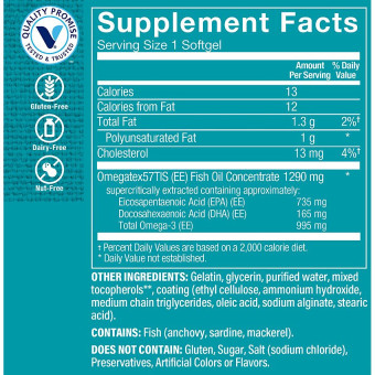 Super Omega-3 Fish Oil EPA DHA 900 mg Enteric Coated (60 soft)