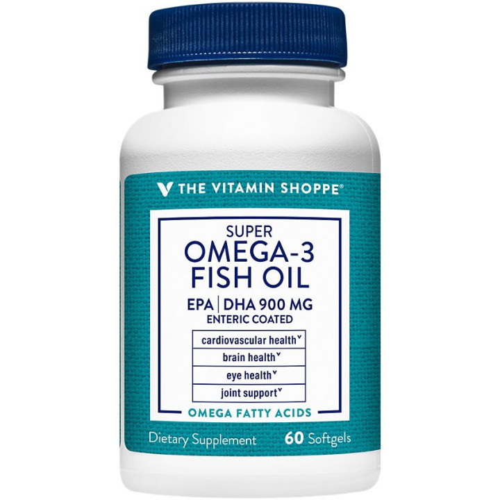 Super Omega-3 Fish Oil EPA DHA 900 mg Enteric Coated (60 soft)
