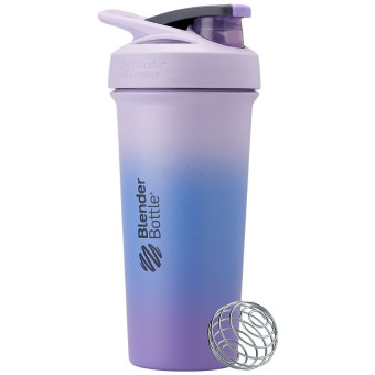 Blender Bottle Strada Bottle w/ Wire Whisk BlenderBall Lavender (25 fl oz)