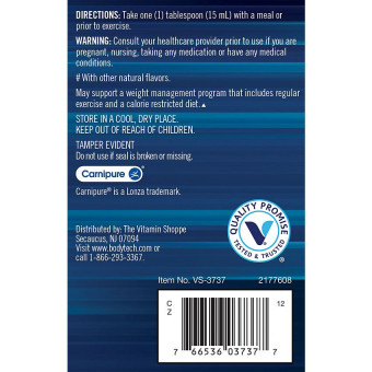 Bodytech L-Carnitine Peach Mango 3000 mg (24 fl oz)