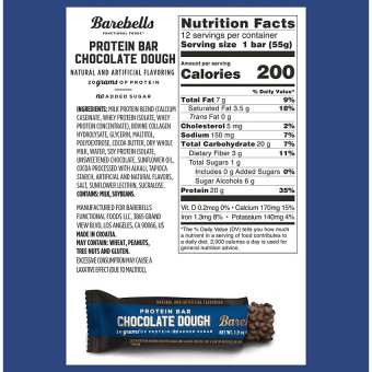 Barebells Protein Bar Chocolate Dough (1 bar)