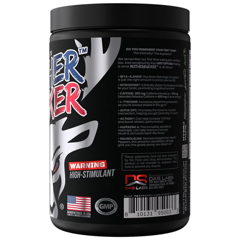 Mother Bucker Pre-Workout Rocket Pop (20 serv)