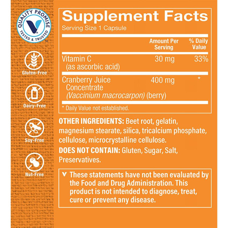 Cranberry Plus 400 mg (180 cap)