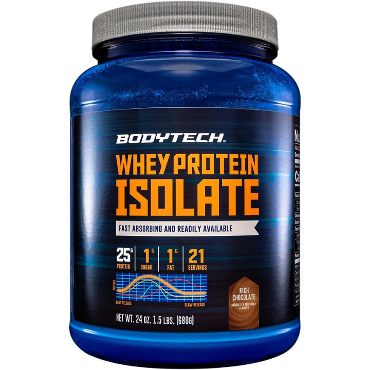 Whey Protein Isolate Rich Chocolate (21 serv) 1.5 lb