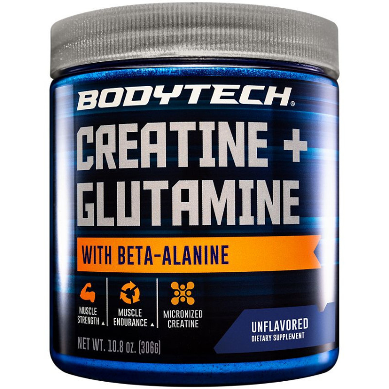 Bodytech Creatine + Glutamine Unflavored (30 serv)