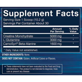 Bodytech Creatine + Glutamine Unflavored (30 serv)