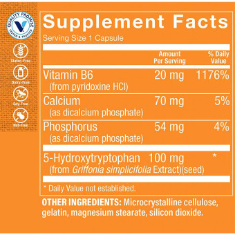 5-HTP w/ Vitamin B6 100 mg (60 cap)