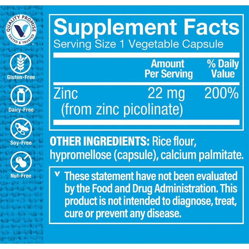 Zinc Picolinate (100 cap)