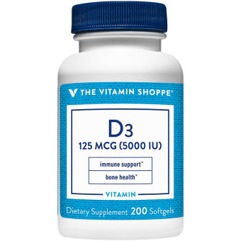 Vitamina D3 5000 UI (200 soft)