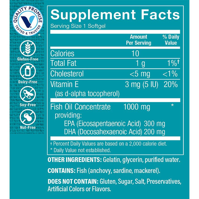 Omega-3 Fish Oil EPA DHA 500 mg (240 Soft)