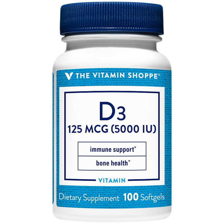 Vitamina D3 5000 UI (100 soft)