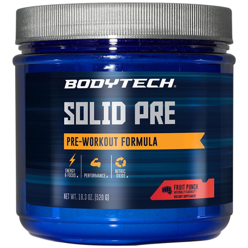 Solid Pre Essential Pre Workout Fruit Punch (40 serv)