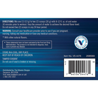 Solid Pre Essential Pre Workout Fruit Punch (40 serv)