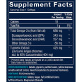 Vthrive Omega-3 EPA/DHA 600mg w/Turmeric 424mg (60 soft)