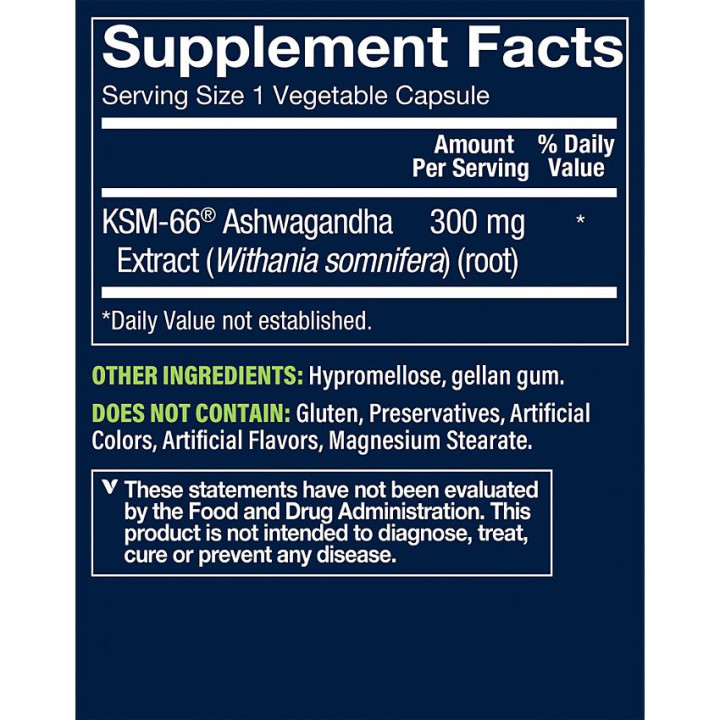 Vthrive KSM-66 Ashwagandha 300mg (120 cap)