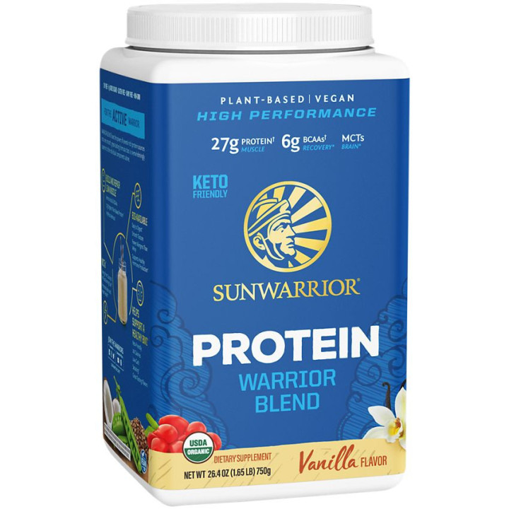 Sunwarrior Protein Warrior Blend Vanilla (30 serv) 1.65 lb