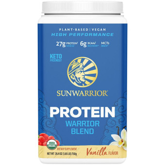 Sunwarrior Protein Warrior Blend Vanilla (30 serv) 1.65 lb