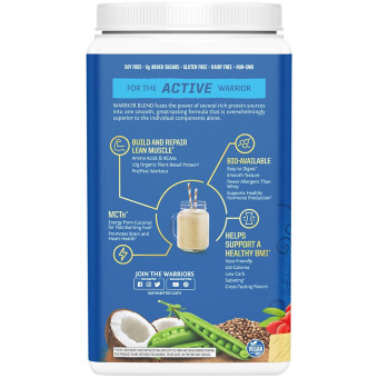 Sunwarrior Protein Warrior Blend Vanilla (30 serv) 1.65 lb
