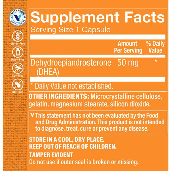 DHEA 50 mg (60 cap)