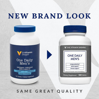 One Daily Men's Multivitaminas con 2000 UI de Vitamina D3 (180 tab)