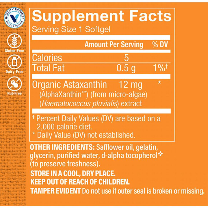 Astaxanthin 12 mg (30 soft)
