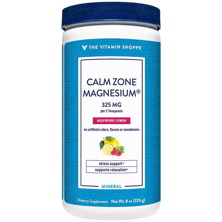 Calm Zone Magnesium Raspberry-Lemon 325 mg (50 serv)