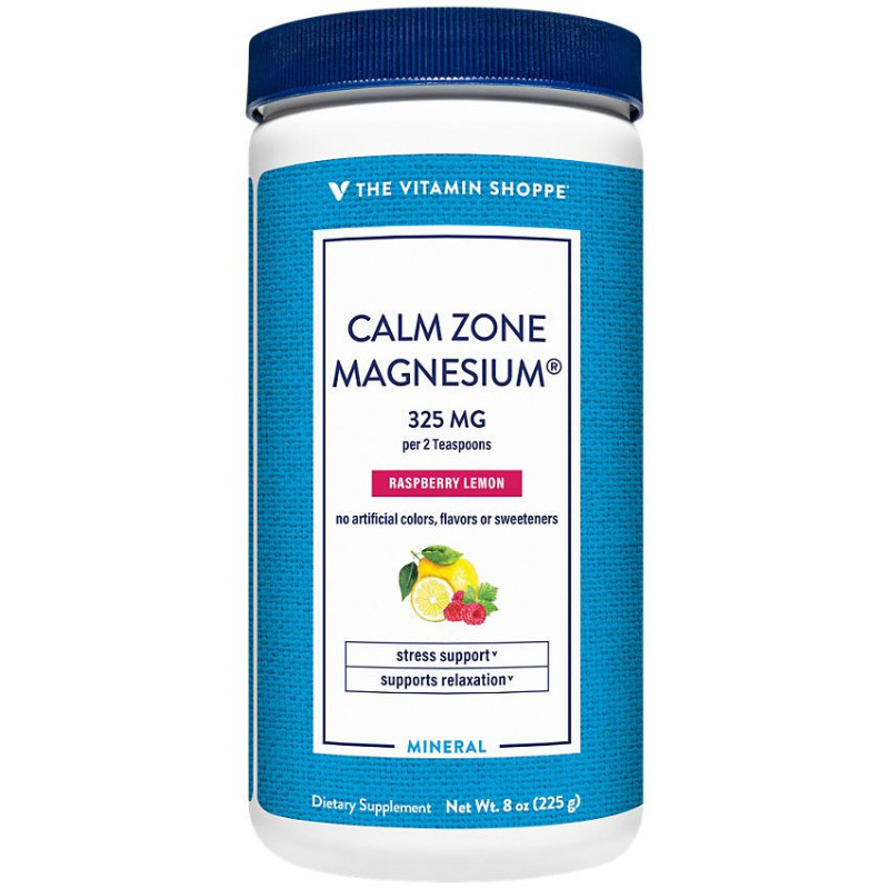Calm Zone Magnesium Raspberry-Lemon 325 mg (50 serv)