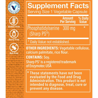 Triple Strength Phosphatidylserine 300 mg (30 Veg Cap)