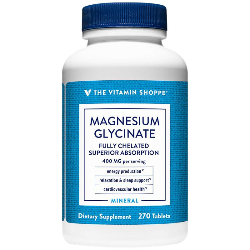 Magnesium Glycinate 400 mg  (270 tab)