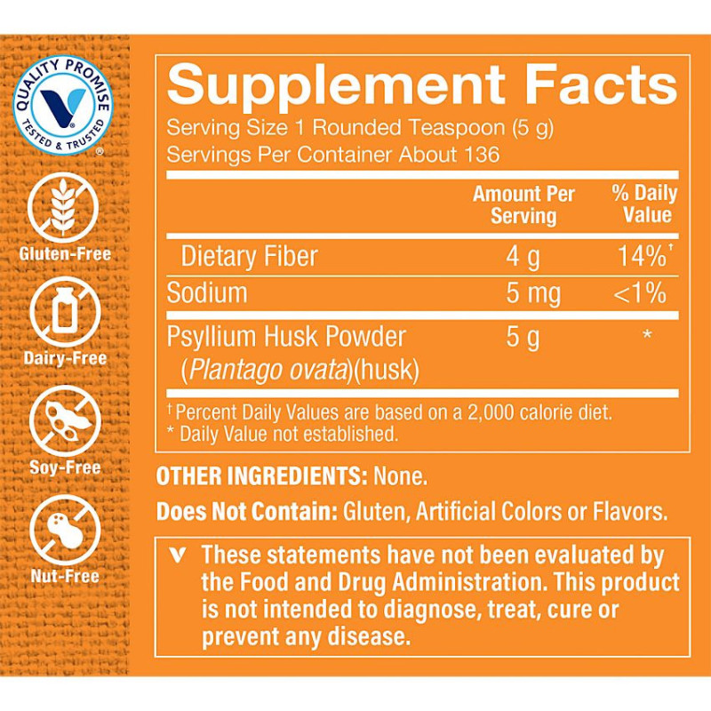 Psyllium Husks Powder (136 serv)