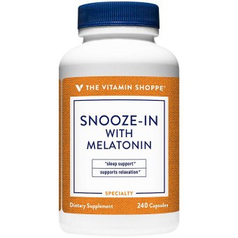 Snooze-In w/ Melatonin (240 cap)