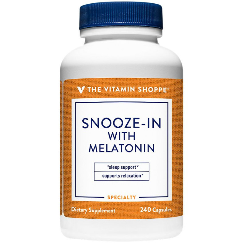 Snooze-In w/ Melatonin (240 cap)