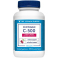 Chewable Vitamin C-500 with Acerola 500 mg Cherry (100 chews)