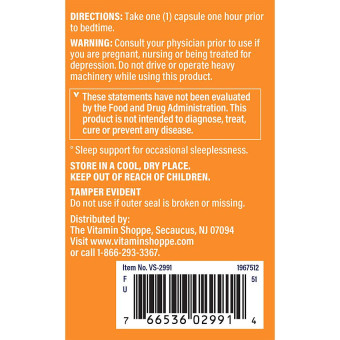 Snooze-In w/ Melatonin (240 cap)