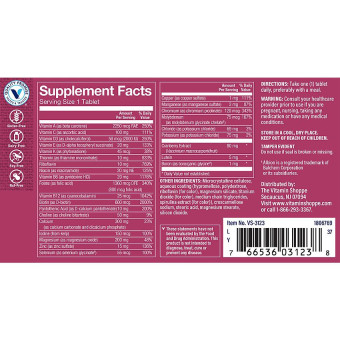 One Daily Women's 50+ No Iron Multivitaminas (60 tab)