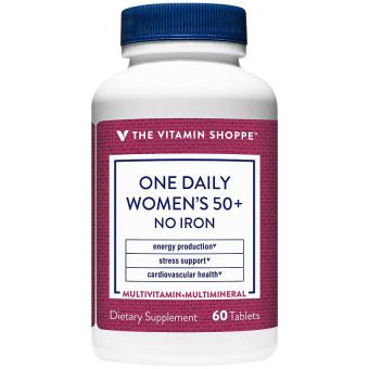 One Daily Women's 50+ No Iron Multivitaminas (60 tab)
