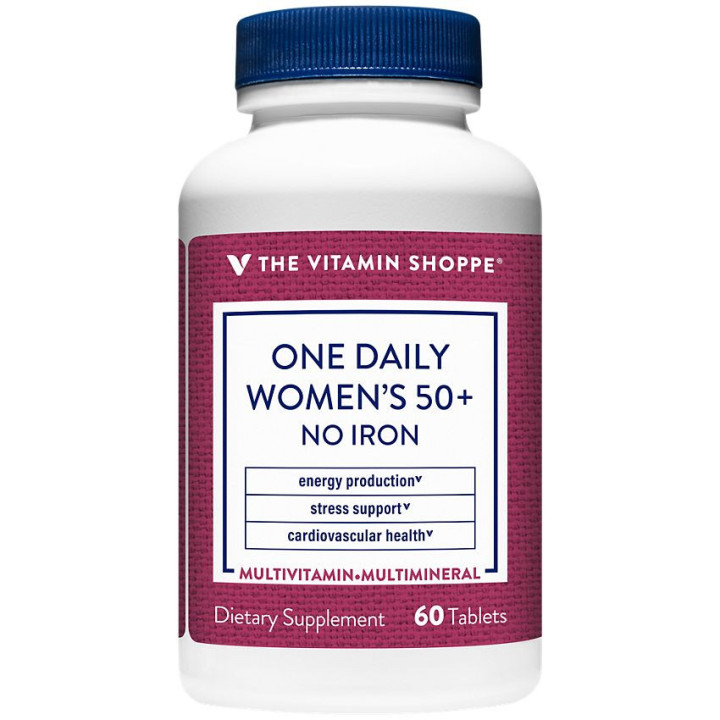 One Daily Women's 50+ No Iron Multivitaminas (60 tab)