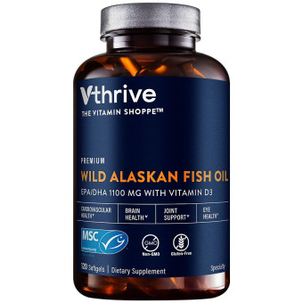 Vthrive Premium Wild Alaskan Fish Oil 1100 mg (120 soft)