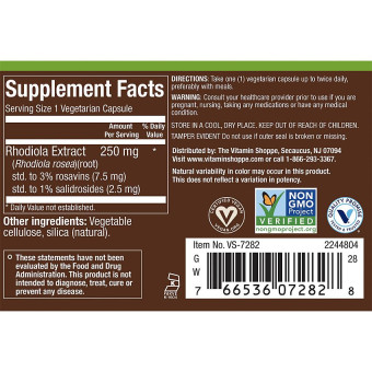 Plnt Rhodiola 250 mg (60 veg cap)