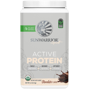 Sunwarrior Plant Based Active Protein Chocolate (20 serv) 2.2 lb