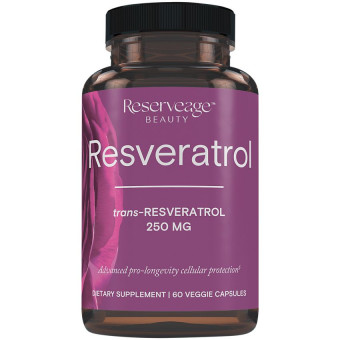 Resveratrol w/ Active Trans-Resveratrol - 250 mg (60 veg cap)