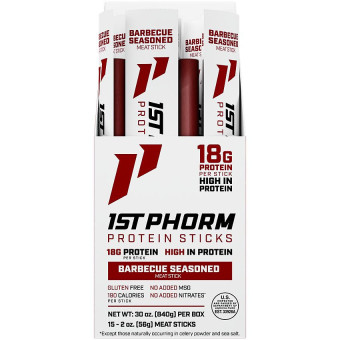 Protein Meat Sticks Seasoned Barbecue (1 stick)