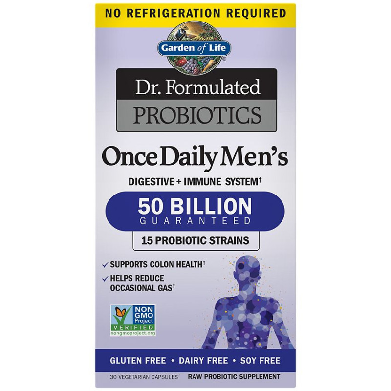 Dr Formulated Once Daily Men Probiotic 50 Bill (30 veg cap)