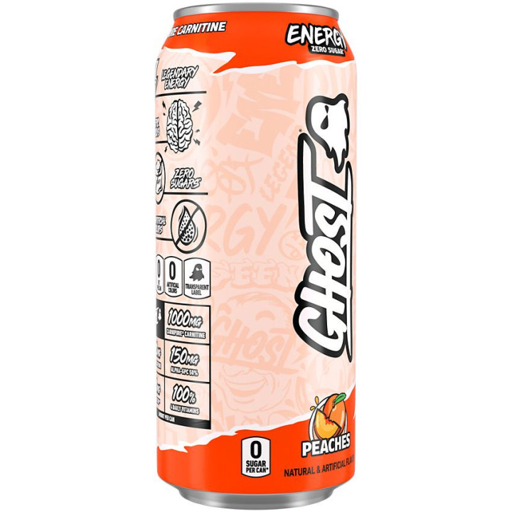 Ghost Energy Drink Peaches (16 fl oz)