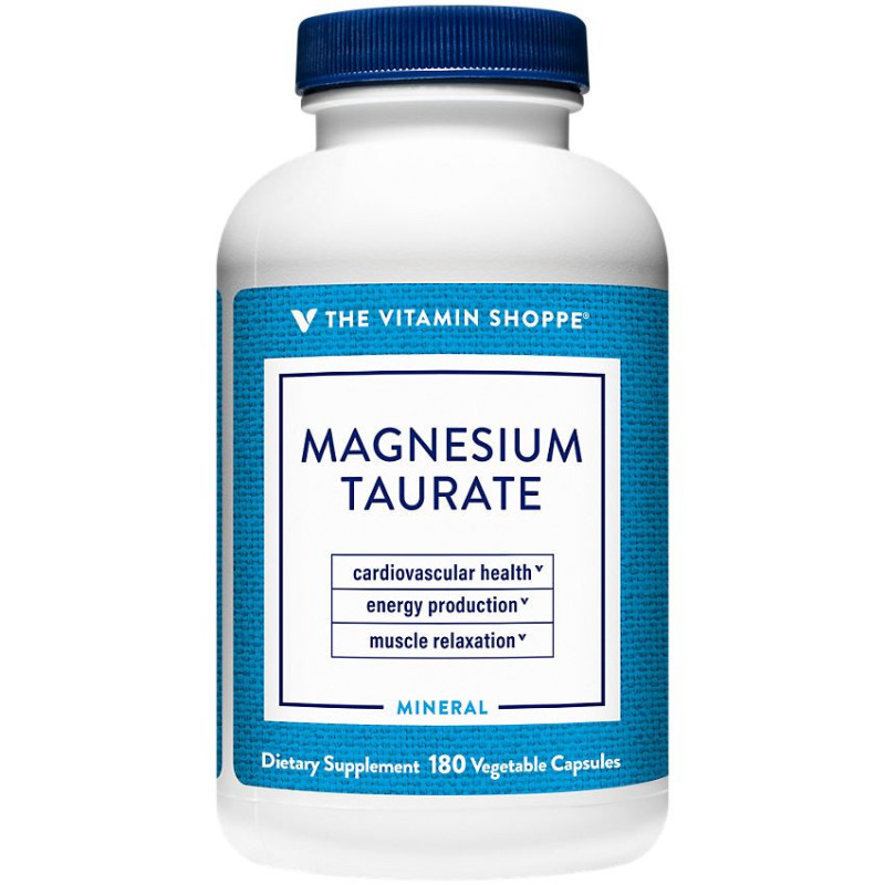 Magnesium Taurate 125 mg (180 veg cap)